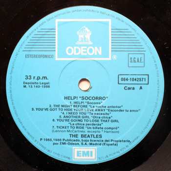 LP The Beatles: Help!