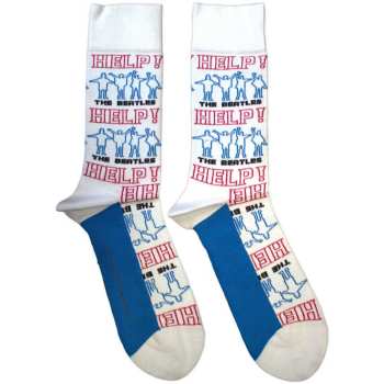 Merch The Beatles: Skarpety do kostek Help! Outlines Repeat