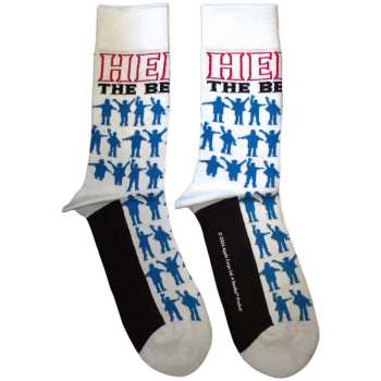 Merch The Beatles: The Beatles  Ankle Socks: Help Silhouettes Repeat