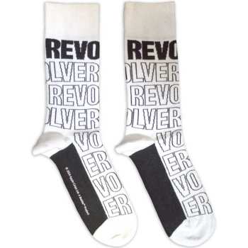 Merch The Beatles: Skarpety do kostek Revolver Text Outlines Repeat