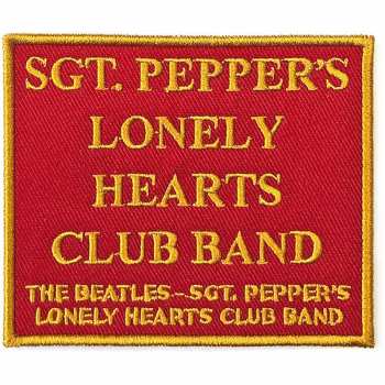 Merch The Beatles: Naszywka Sgt Pepper's….red 