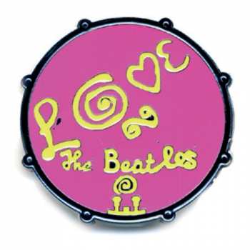 Merch The Beatles: Odznaka Drum Love