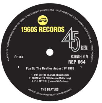 SP The Beatles: Pop Go The Beatles #12 - August 1st 1963