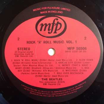 LP The Beatles: Rock 'N' Roll Music Vol. 1