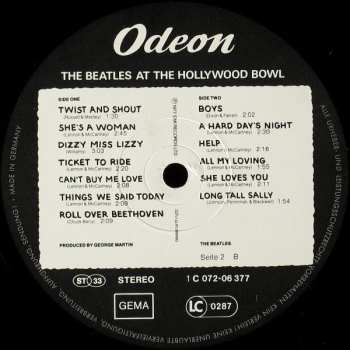 LP The Beatles: The Beatles At The Hollywood Bowl