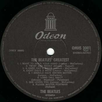 LP The Beatles: Beatles' Greatest