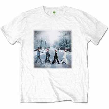 Merch The Beatles: Tričko Abbey Christmas  S