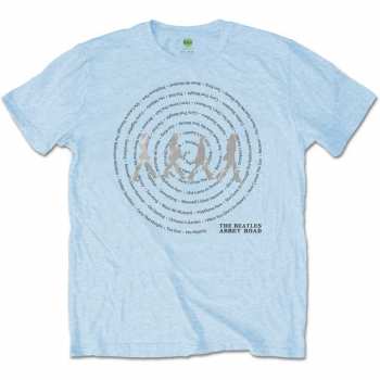 Merch The Beatles: Koszulka Abbey Road Songs Swirl 