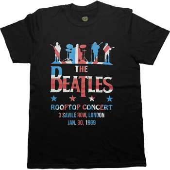 Merch The Beatles: Koszulka Drop T Rooftop Flag