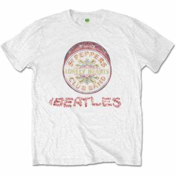 Merch The Beatles: Koszulka Flowers Logo The Beatles & Drum 