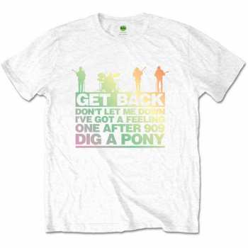 Merch The Beatles: Koszulka Get Back Gradient 