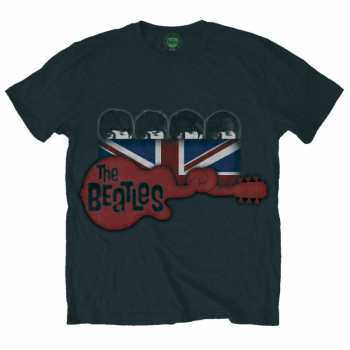 Merch The Beatles: Koszulka Guitar & Flag 