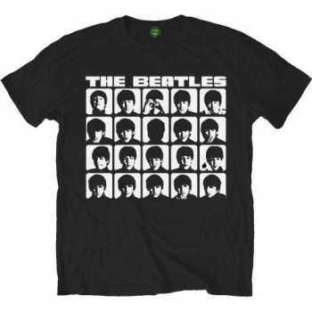 Merch The Beatles: Koszulka Hard Days Night Faces Mono 