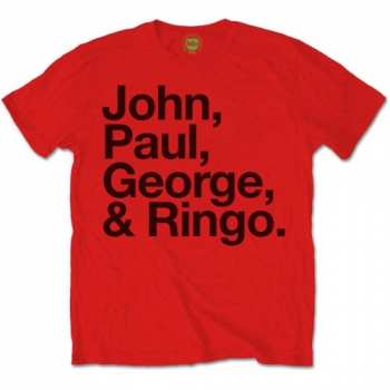 Merch The Beatles: Koszulka John, Paul, George & Ringo 