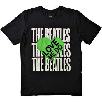 Merch The Beatles: Koszulka Love Me Do Graffiti Heart