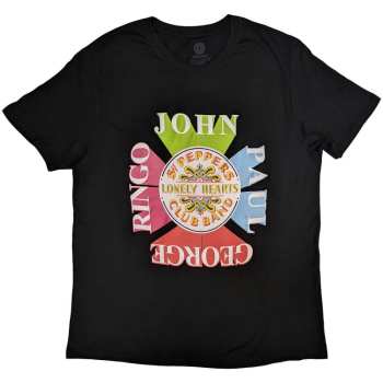 Merch The Beatles: Koszulka Sgt Pepper Drum & Names