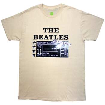 Merch The Beatles: The Beatles Unisex T-shirt: Washington '64 Promo & Setlist (back Print) (medium) M