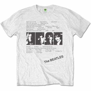 Merch The Beatles: Koszulka White Album Tracks 