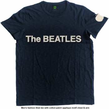 Merch The Beatles: Haftowane Koszulka Logo The Beatles & Apple 