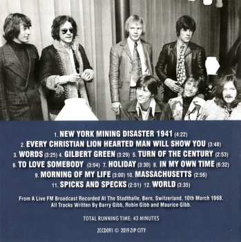 CD Bee Gees: Spick And Span (The Bern Broadcast 1968)