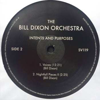 LP The Bill Dixon Orchestra: Intents And Purposes