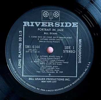 LP The Bill Evans Trio: Portrait In Jazz CLR