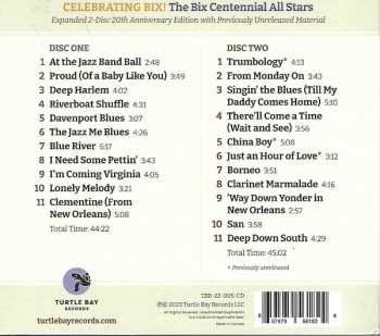2CD The Bix Centennial All Stars: Celebrating Bix! 