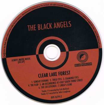 CD The Black Angels: Clear Lake Forest