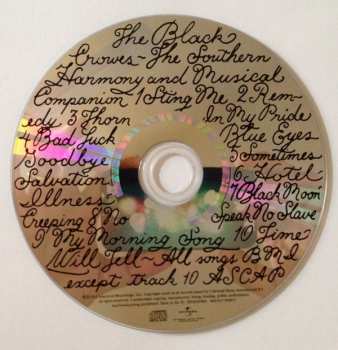 CD The Black Crowes: The Southern Harmony And Musical Companion
