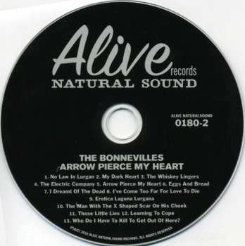 CD The Bonnevilles: Arrow Pierce My Heart