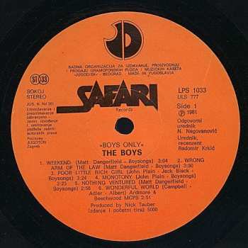 LP The Boys: Boys Only