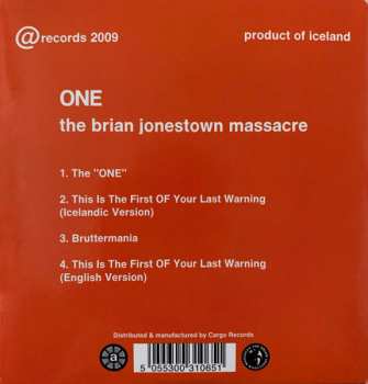 CD The Brian Jonestown Massacre: One