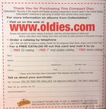 CD The Cadillacs: The Fabulous Cadillacs / The Crazy Cadillacs