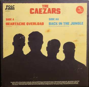 SP The Caezars: Heartache Overload B​​​/​​​w Back In The Jungle
