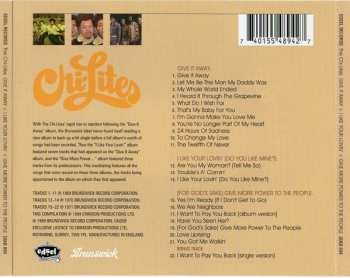 CD The Chi-Lites: Give It Away + I Like Your Lovin' + Give More Power To The People