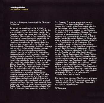 CD The Cinematic Orchestra: LateNightTales