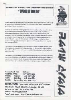 CD The Cinematic Orchestra: Motion