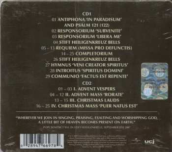 2CD The Cistercian Monks Of Stift Heiligenkreuz: Chant - Music For Paradise