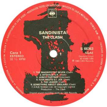 3LP The Clash: Sandinista!