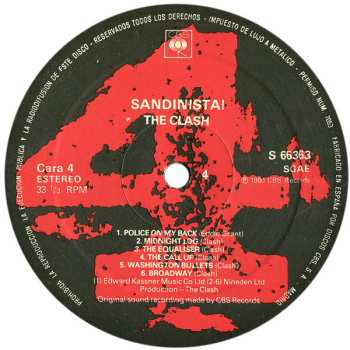 3LP The Clash: Sandinista!