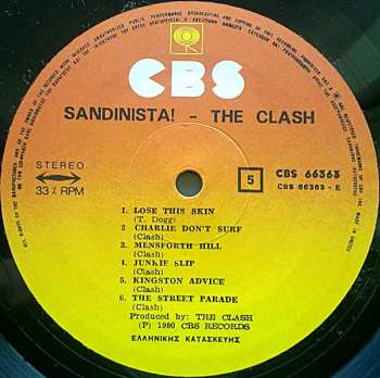 3LP The Clash: Sandinista!