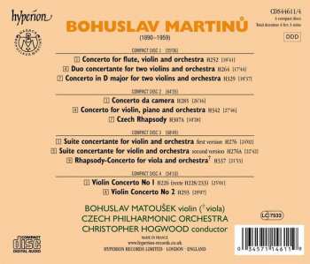 4CD/Zestaw pudełkowy Bohuslav Martinů: The Complete Music For Violin And Orchestra