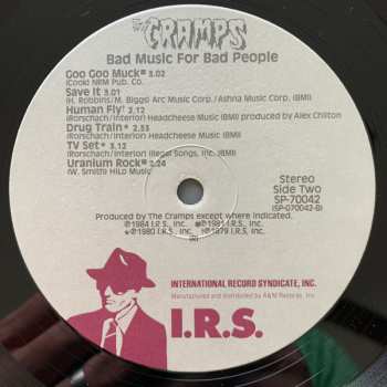 LP The Cramps: Bad Music For Bad People