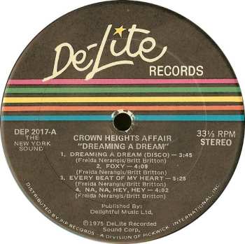 LP Crown Heights Affair: Dreaming A Dream