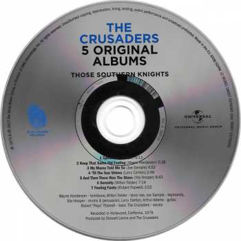 5CD/Zestaw pudełkowy The Crusaders: 5 Original Albums 