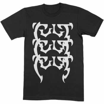 Merch The Cult: Tričko Repeating Logo The Cult  S