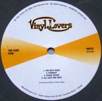 LP The Cure: Faith LTD | CLR