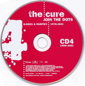 4CD The Cure: Join The Dots (B-Sides & Rarities 1978>2001 The Fiction Years)