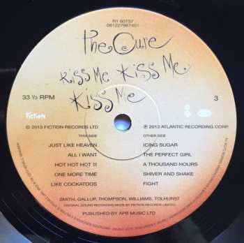 2LP The Cure: Kiss Me Kiss Me Kiss Me