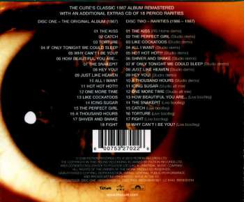 2CD The Cure: Kiss Me Kiss Me Kiss Me